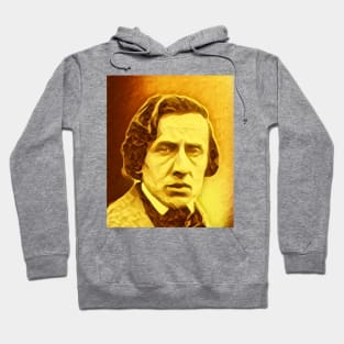 Frédéric Chopin Golden Portrait | Frédéric Chopin Artwork 8 Hoodie